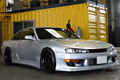 1997 Nissan SILVIA S14 K's, full aero, TRUST muffler, ENKEI PF01 Wheels, D-Max Spec D1 Height Adjustable coilovers