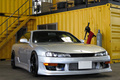 1997 Nissan SILVIA S14 K's, full aero, TRUST muffler, ENKEI PF01 Wheels, D-Max Spec D1 Height Adjustable coilovers