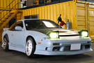 1994 Nissan 180SX Blitz FMIC Intercooler kit, HKS air clean, Aftermarket manifold