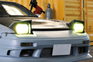 1994 Nissan 180SX Blitz FMIC Intercooler kit, HKS air clean, Aftermarket manifold