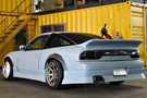 1994 Nissan 180SX Blitz FMIC Intercooler kit, HKS air clean, Aftermarket manifold