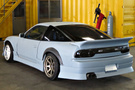 1994 Nissan 180SX Blitz FMIC Intercooler kit, HKS air clean, Aftermarket manifold