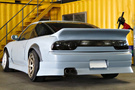 1994 Nissan 180SX Blitz FMIC Intercooler kit, HKS air clean, Aftermarket manifold