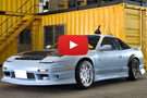 1994 Nissan 180SX Blitz FMIC Intercooler kit, HKS air clean, Aftermarket manifold