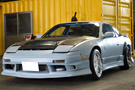 1994 Nissan 180SX Blitz FMIC Intercooler kit, HKS air clean, Aftermarket manifold