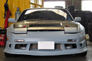 1994 Nissan 180SX Blitz FMIC Intercooler kit, HKS air clean, Aftermarket manifold