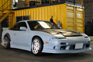 1994 Nissan 180SX Blitz FMIC Intercooler kit, HKS air clean, Aftermarket manifold