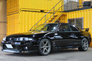 1996 Nissan SKYLINE GT-R R33 GT-R V-Spec, TRUST Air cleaner, BLITZ Adjustable Height Coilovers, Tom's Racing Steering Wheel