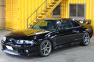 1996 Nissan SKYLINE GT-R R33 GT-R V-Spec, TRUST Air cleaner, BLITZ Adjustable Height Coilovers, Tom's Racing Steering Wheel