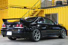 1996 Nissan SKYLINE GT-R R33 GT-R V-Spec, TRUST Air cleaner, BLITZ Adjustable Height Coilovers, Tom's Racing Steering Wheel