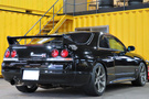 1996 Nissan SKYLINE GT-R R33 GT-R V-Spec, TRUST Air cleaner, BLITZ Adjustable Height Coilovers, Tom's Racing Steering Wheel
