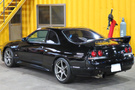 1996 Nissan SKYLINE GT-R R33 GT-R V-Spec, TRUST Air cleaner, BLITZ Adjustable Height Coilovers, Tom's Racing Steering Wheel