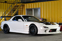 1995 Mazda RX-7 Type RS, HKS Suction Pipe, HKS Air Cleaner, PanSpeed Aero, GT Wing, Nardi Steering Wheel, 