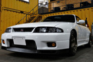 1995 Nissan SKYLINE GT-R R33 GT-R Rays Volk TE37, Nismo Intake Collector Surge Tank, HKS F-CON V Pro, SARD Fuel Delivery Pipe