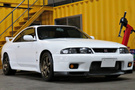1995 Nissan SKYLINE GT-R R33 GT-R Rays Volk TE37, Nismo Intake Collector Surge Tank, HKS F-CON V Pro, SARD Fuel Delivery Pipe