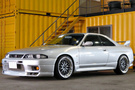 1995 Nissan SKYLINE GT-R R33 GT-R Series 1 Quantum Racing Adjustable Coilovers, Apexi Muffler, Trust Intercooler, Sard Rad.