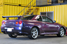 2000 Nissan SKYLINE GT-R R34 GT-R Midnight Purple III, NISMO Front Bumper, NISMO Muffler