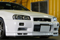 1999 Nissan SKYLINE GT-R R34 GT-R Nismo Side Skirts, Trust Air Clean, Ganador Muffler, Aragosta Adjustable Height Coilovers 