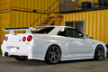 1999 Nissan SKYLINE GT-R R34 GT-R Nismo Side Skirts, Trust Air Clean, Ganador Muffler, Aragosta Adjustable Height Coilovers 