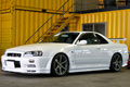 1999 Nissan SKYLINE GT-R R34 GT-R Nismo Side Skirts, Trust Air Clean, Ganador Muffler, Aragosta Adjustable Height Coilovers 