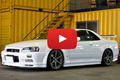 1999 Nissan SKYLINE GT-R R34 GT-R Nismo Side Skirts, Trust Air Clean, Ganador Muffler, Aragosta Adjustable Height Coilovers 