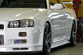 1999 Nissan SKYLINE GT-R R34 GT-R Nismo Side Skirts, Trust Air Clean, Ganador Muffler, Aragosta Adjustable Height Coilovers 