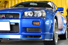 2001 Nissan SKYLINE GT-R R34 GT-R TV2 Bayside Blue, Gold BBS 18 inch Wheels