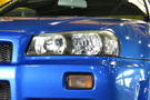 2001 Nissan SKYLINE GT-R R34 GT-R TV2 Bayside Blue, Gold BBS 18 inch Wheels