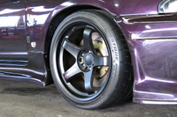 1996 Nissan SKYLINE GT-R R33 GT-R V Spec LP2 Midnight Purple, Nismo LMGT4 18 inch Wheels, GReddy 6 Pot Brake System