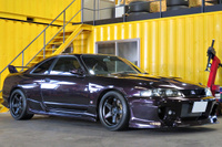 1996 Nissan SKYLINE GT-R R33 GT-R V Spec LP2 Midnight Purple, Nismo LMGT4 18 inch Wheels, GReddy 6 Pot Brake System