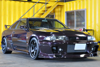 1996 Nissan SKYLINE GT-R R33 GT-R V Spec LP2 Midnight Purple, Nismo LMGT4 18 inch Wheels, GReddy 6 Pot Brake System