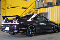 1996 Nissan SKYLINE GT-R R33 GT-R V Spec LP2 Midnight Purple, Nismo LMGT4 18 inch Wheels, GReddy 6 Pot Brake System