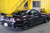 1996 Nissan SKYLINE GT-R R33 GT-R V Spec LP2 Midnight Purple, Nismo LMGT4 18 inch Wheels, GReddy 6 Pot Brake System