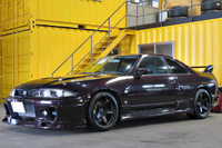 1996 Nissan SKYLINE GT-R R33 GT-R V Spec LP2 Midnight Purple, Nismo LMGT4 18 inch Wheels, GReddy 6 Pot Brake System