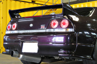 1996 Nissan SKYLINE GT-R R33 GT-R V Spec LP2 Midnight Purple, Nismo LMGT4 18 inch Wheels, GReddy 6 Pot Brake System