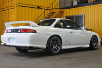 1997 Nissan SILVIA K's S14 OEM Front Kouki & OEM Kouki Rear Spoiler, Work Emotion 18 inch Wheels 