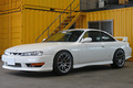 1997 Nissan SILVIA K's S14 OEM Front Kouki & OEM Kouki Rear Spoiler, Work Emotion 18 inch Wheels 