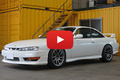 1997 Nissan SILVIA K's S14 OEM Front Kouki & OEM Kouki Rear Spoiler, Work Emotion 18 inch Wheels 