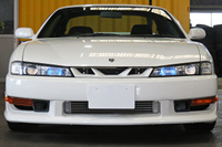 1997 Nissan SILVIA K's S14 OEM Front Kouki & OEM Kouki Rear Spoiler, Work Emotion 18 inch Wheels 