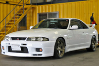 1996 Nissan SKYLINE GT-R R33 GT-R, HKS Intercooler Piping, Nismo LMGT4 18 inch Wheels, Top Secret Shift Knob 