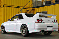1996 Nissan SKYLINE GT-R R33 GT-R, HKS Intercooler Piping, Nismo LMGT4 18 inch Wheels, Top Secret Shift Knob 
