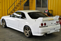 1996 Nissan SKYLINE GT-R R33 GT-R, HKS Intercooler Piping, Nismo LMGT4 18 inch Wheels, Top Secret Shift Knob 