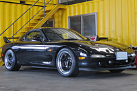 1996 Mazda ENFINI RX-7 MazdaSpeed Rear Spoiler,  SSR Professor 17 inch Wheels , Personal Steering Wheel