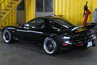 1996 Mazda ENFINI RX-7 MazdaSpeed Rear Spoiler,  SSR Professor 17 inch Wheels , Personal Steering Wheel