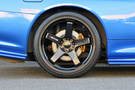 1999 Nissan SKYLINE GT-R R34 GT-R V-SPEC TV2 Bayside Blue, Nismo Aero, Rays Nismo LMGT4 19inch Alloy Wheels