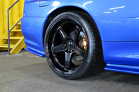 1999 Nissan SKYLINE GT-R R34 GT-R V-SPEC TV2 Bayside Blue, Nismo Aero, Rays Nismo LMGT4 19inch Alloy Wheels