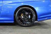 1999 Nissan SKYLINE GT-R R34 GT-R V-SPEC TV2 Bayside Blue, Nismo Aero, Rays Nismo LMGT4 19inch Alloy Wheels