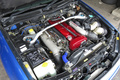 1999 Nissan SKYLINE GT-R R34 GT-R V-SPEC TV2 Bayside Blue, Nismo Aero, Rays Nismo LMGT4 19inch Alloy Wheels