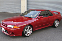 1994 Nissan SKYLINE GT-R R32 GT-R AH3 Red Pearl Metallic, BCNR33 Brembo Calipers , Volk Racing Wheels 