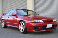 1994 Nissan SKYLINE GT-R R32 GT-R AH3 Red Pearl Metallic, BCNR33 Brembo Calipers , Volk Racing Wheels 